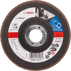 Tarcza listkowa do metalu prosta BEST FOR METAL Bosch 125x22,23 mm P60