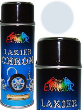 Farba lakier chrom srebrny EUROCOLOR 400 ml