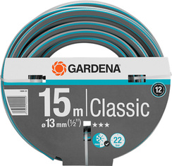 Wąż ogrodowy Gardena Classic o średnicy 13 mm 1/2' i długości 15 m 18000-20