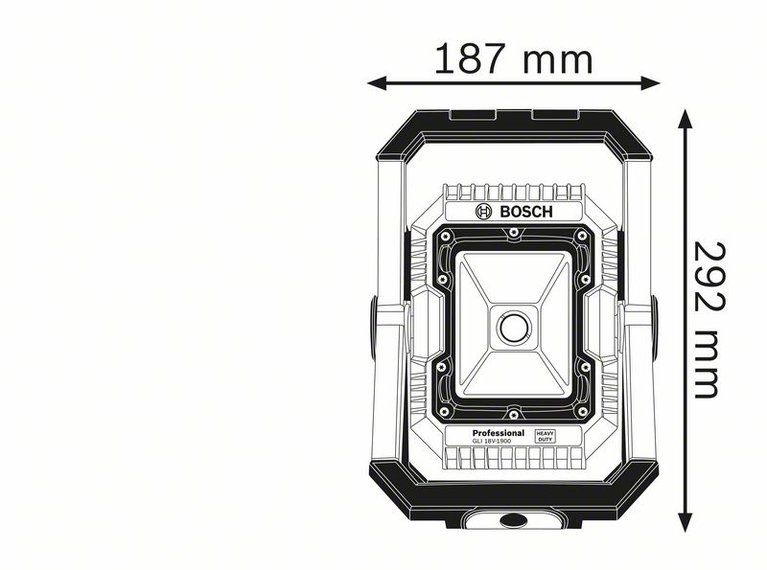 Bosch Lampa Akumulatorowa Gli 18v 1900 Korpus Dom I Ogrod